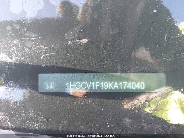 1HGCV1F19KA174040 Honda ACCORD LX