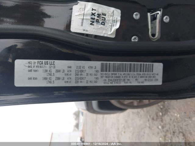 3C4NJDDB7KT671189 Jeep Compass Trailhawk 4x4