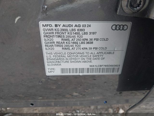 2025 AUDI Q7 WA1LCBF78SD002623 Photo 8
