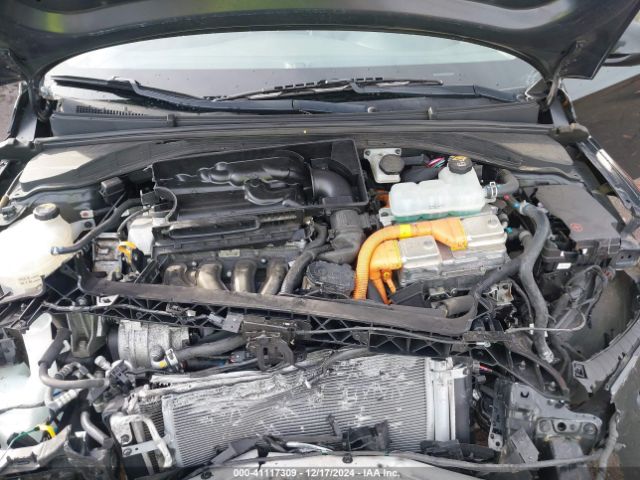 KMHC65LC0KU167593 Hyundai Ioniq Hybrid Blue