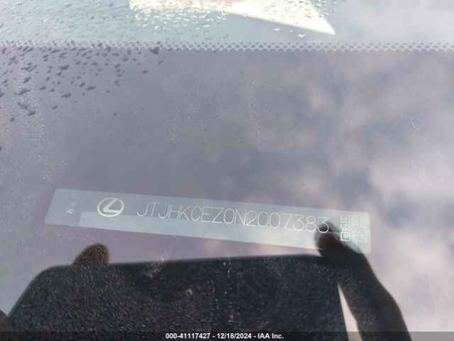JTJHKCEZ0N2007383 Lexus Nx 350h Luxury