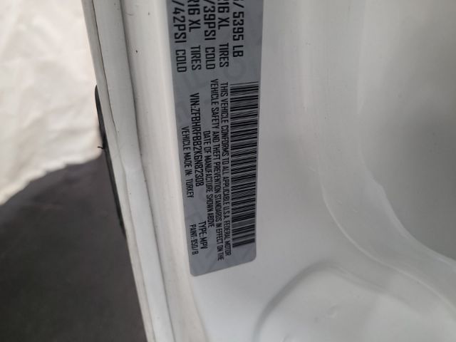 ZFBHRFBB2K6N82308 RAM Promaster City Tradesman Slt
