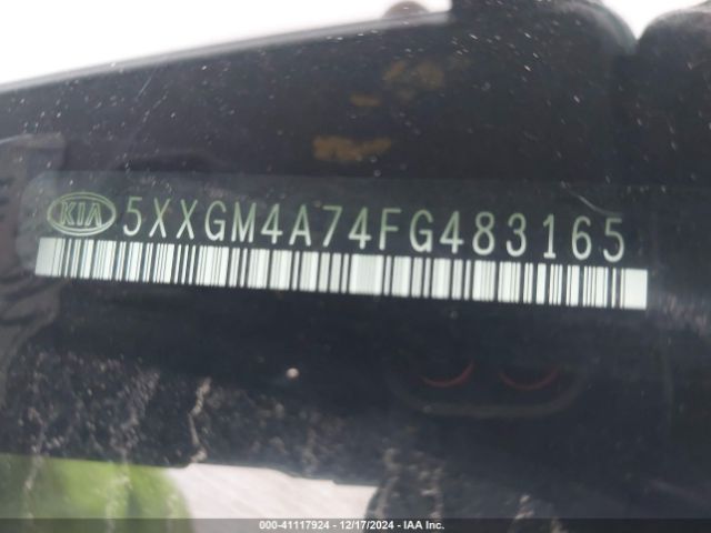 5XXGM4A74FG483165 KIA Optima Lx