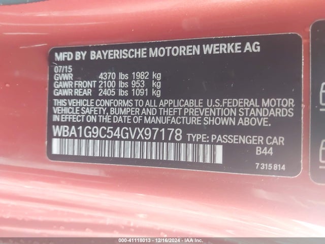 WBA1G9C54GVX97178 BMW 228i Xdrive