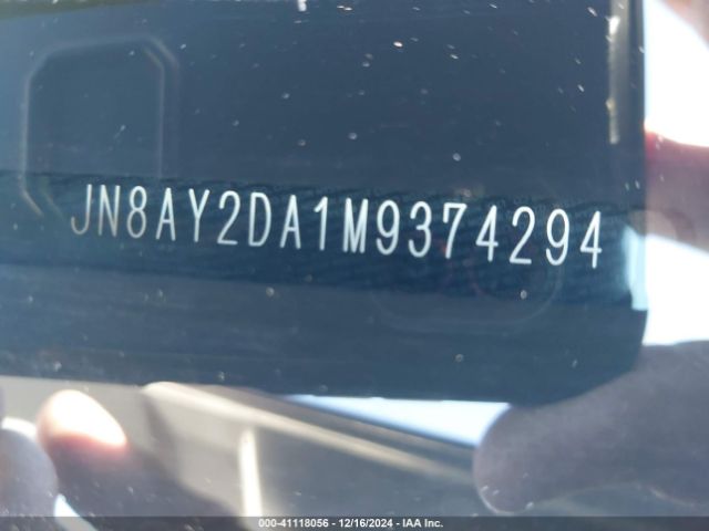 JN8AY2DA1M9374294 Nissan Armada Platinum 2wd