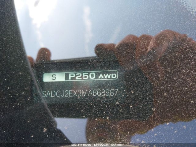 SADCJ2EX3MA668987 Jaguar F-pace S P250 Awd Automatic