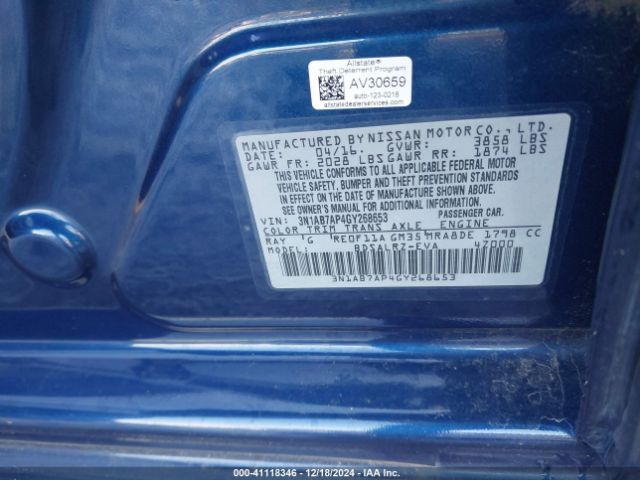 3N1AB7AP4GY268653 Nissan SENTRA SR