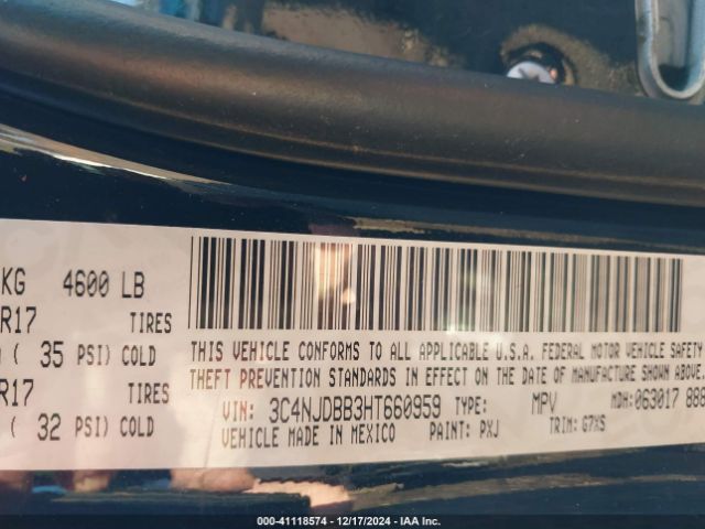 3C4NJDBB3HT660959 Jeep New Compass Latitude 4x4
