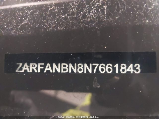 ZARFANBN8N7661843 Alfa Romeo Giulia Ti Awd