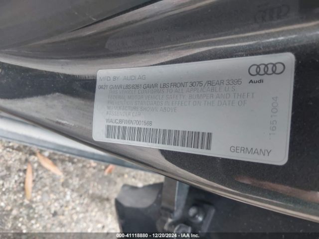 WAUCJBFW6N7001568 Audi E-tron Gt Premium Plus Quattro