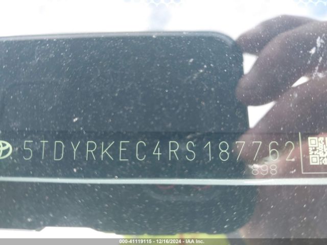5TDYRKEC4RS187762 Toyota SIENNA XLE