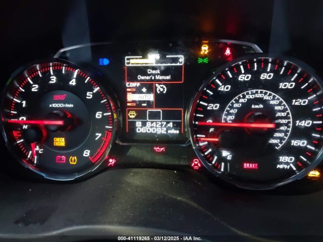 JF1VA2W65M9821998 Subaru Wrx Sti Limited