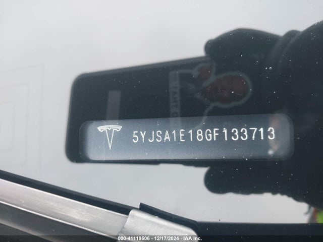 2016 TESLA MODEL S 5YJSA1E18GF133713 Photo 8