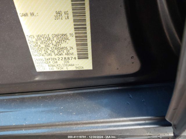 1N4AL3AP3EN228874 Nissan Altima 2.5 S