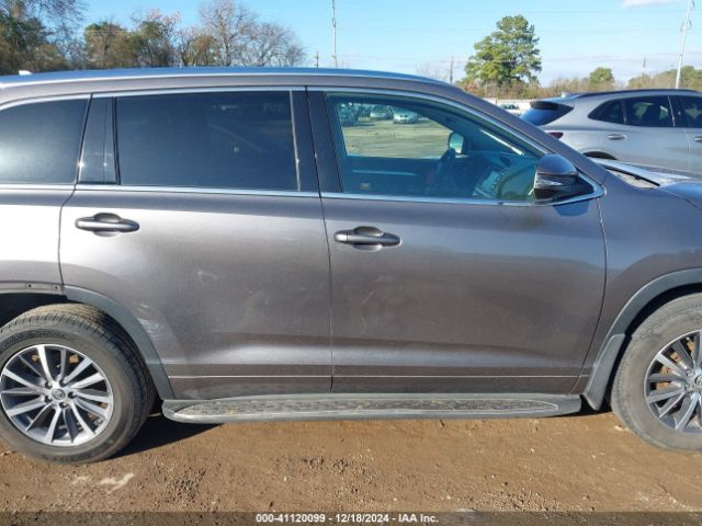 5TDKZRFH5HS524043 Toyota Highlander Xle