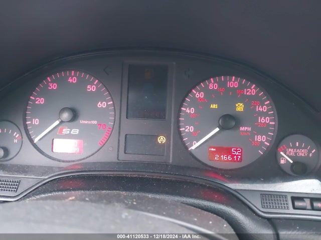 2001 AUDI S8 WAUGU54D81N012542 Photo 6