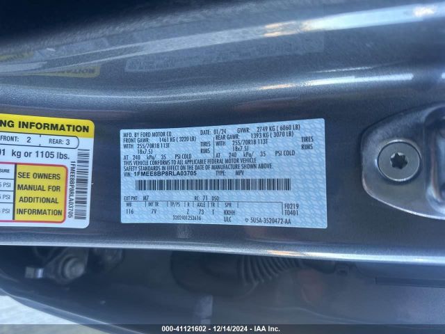 1FMEE8BP8RLA03705 Ford Bronco Outer Banks