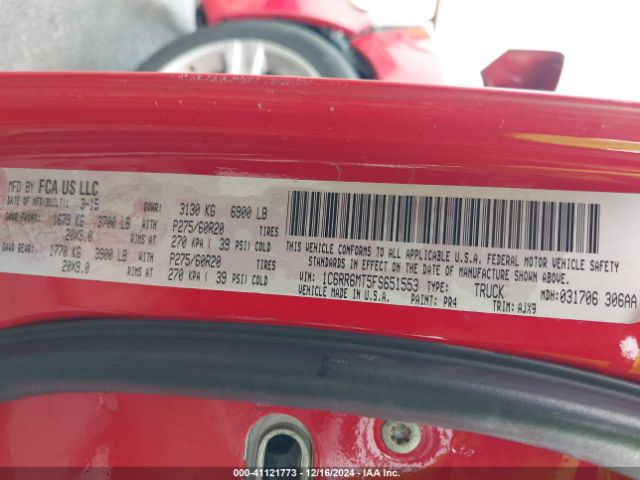 1C6RR6MT5FS651553 RAM 1500 Sport