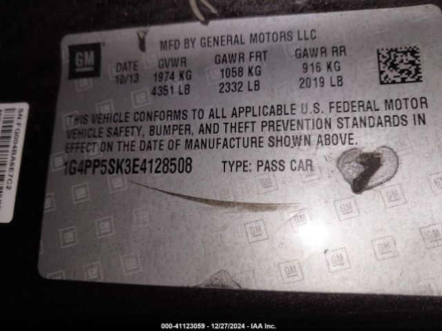1G4PP5SK3E4128508 Buick Verano