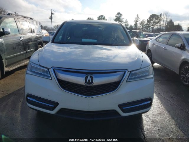 5FRYD3H44FB014380 Acura Mdx Technology Package