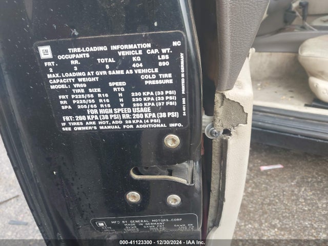 2001 CADILLAC CATERA W06VR54R11R027806 Photo 8