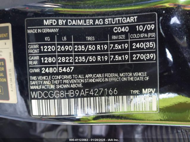 2010 MERCEDES-BENZ GLK 350 WDCGG8HB9AF427166 Photo 8