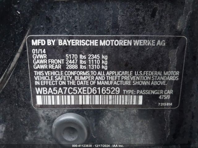WBA5A7C5XED616529 BMW 528i Xdrive