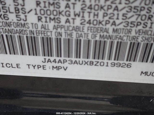 2011 MITSUBISHI OUTLANDER SPORT JA4AP3AUXBZ019926 Photo 8