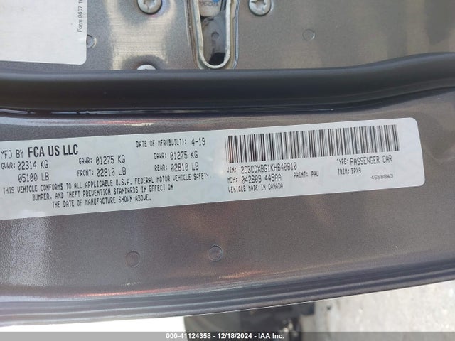Dodge Charger 2019 2C3CDXBG1KH640810 Image 9