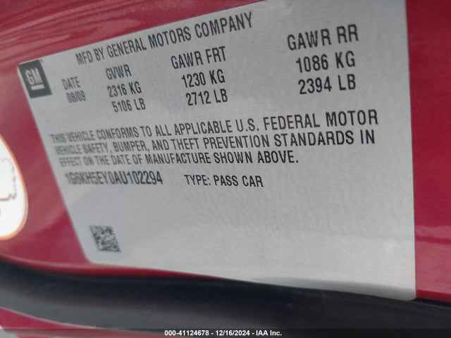 2010 CADILLAC DTS 1G6KH5EY0AU102294 Photo 8