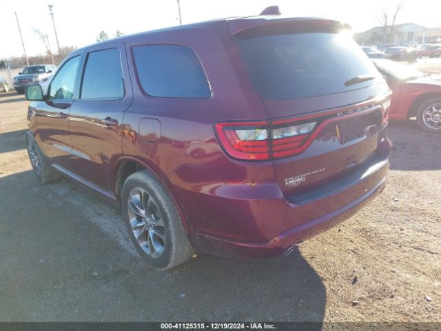 1C4RDHDG6KC549608 Dodge Durango Gt Plus Rwd