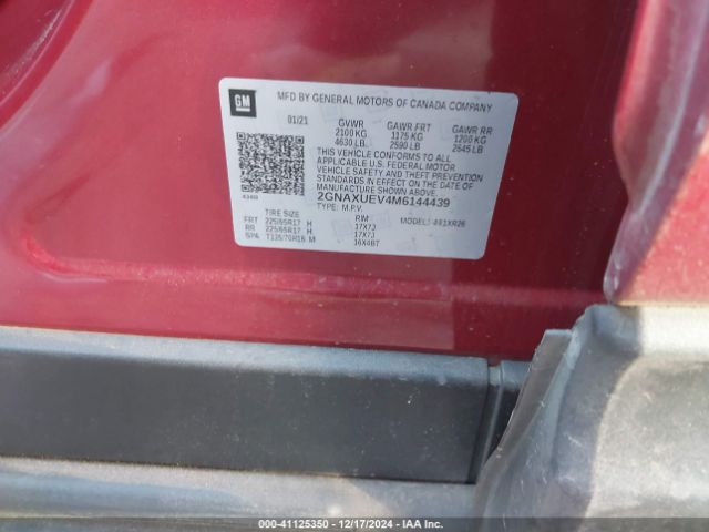 2GNAXUEV4M6144439 Chevrolet Equinox Awd Lt