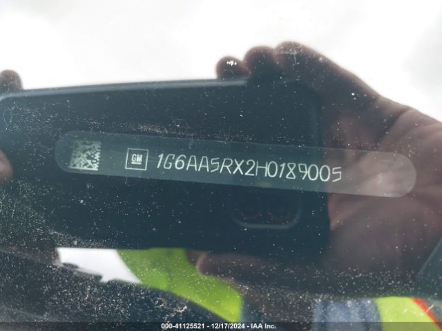1G6AA5RX2H0189005 Cadillac Ats Standard