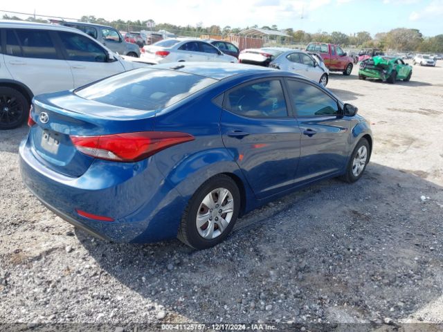 KMHDH4AE2GU558085 Hyundai ELANTRA SE