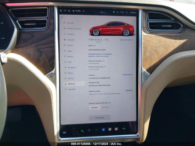 5YJSA1E10GF170741 Tesla Model S 60/70/75/85