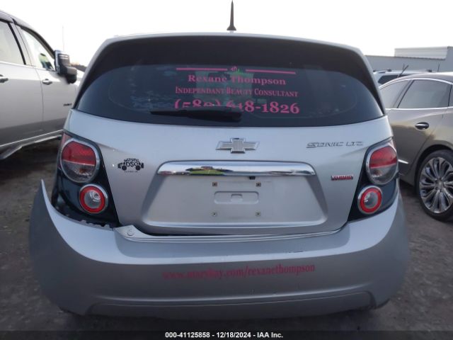 1G1JE6SB3E4117202 Chevrolet Sonic Ltz Auto