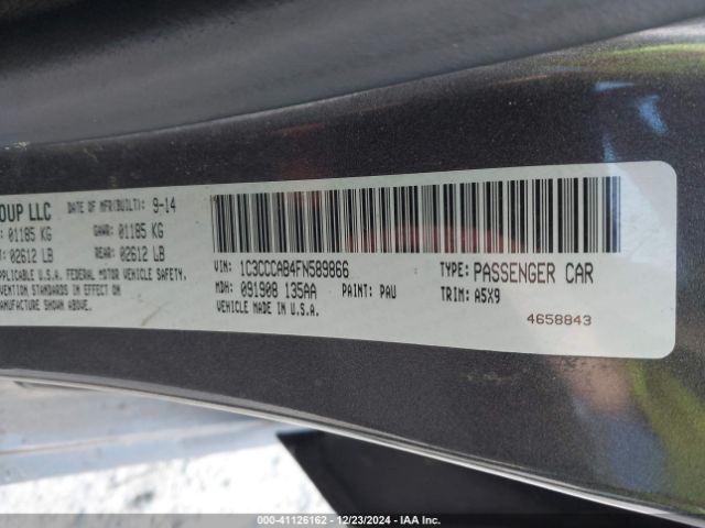 1C3CCCAB4FN589866 Chrysler 200 Limited