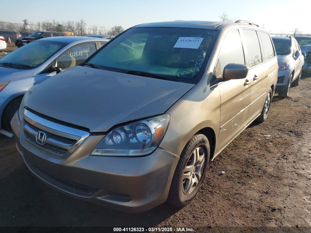 2006 Honda Odyssey Ex-l მანქანა იყიდება აუქციონზე, vin: 5FNRL38766B060912, აუქციონის ნომერი: 41126323