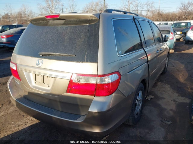 2006 Honda Odyssey Ex-l მანქანა იყიდება აუქციონზე, vin: 5FNRL38766B060912, აუქციონის ნომერი: 41126323