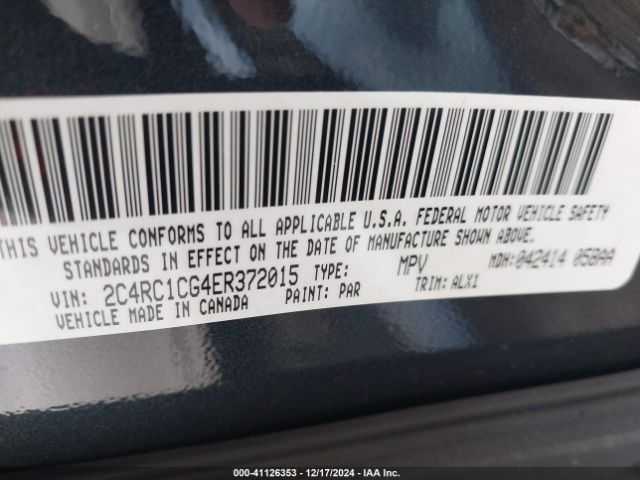 2C4RC1CG4ER372015 Chrysler Town & Country Touring-l
