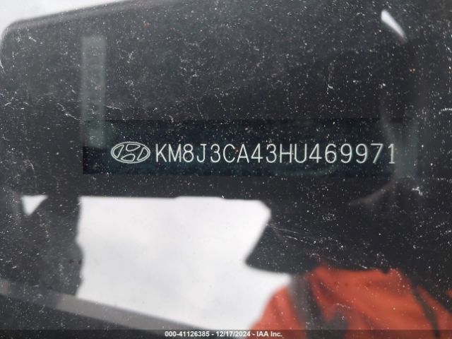 KM8J3CA43HU469971 Hyundai Tucson Se Plus