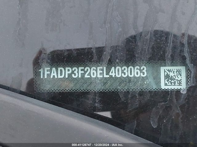 1FADP3F26EL403063 Ford FOCUS SE