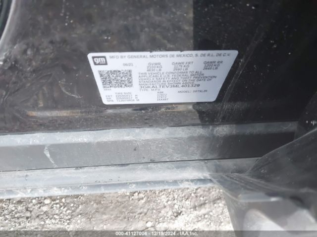 3GKALTEV3ML401329 GMC Terrain Awd Sle