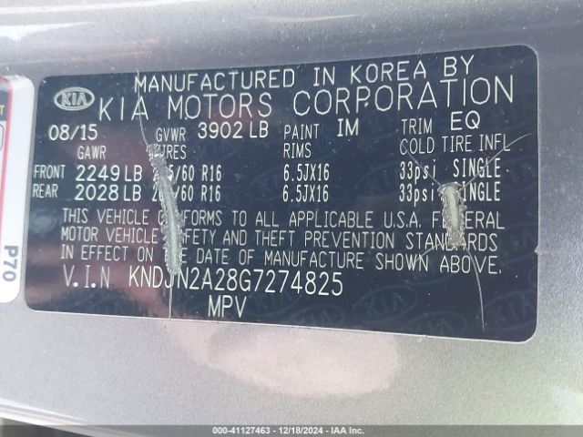 KNDJN2A28G7274825 KIA Soul