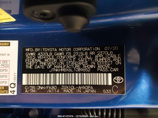 JTNKHMBX6L1089652 Toyota C-HR XLE