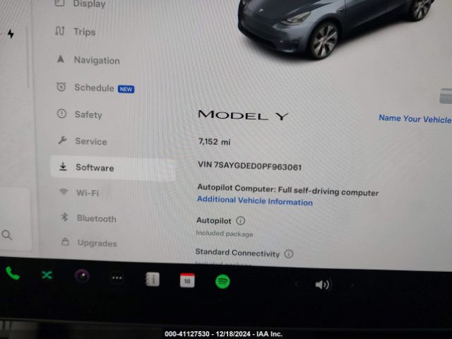7SAYGDED0PF963061 Tesla Model Y Rwd
