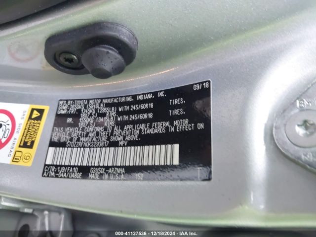 5TDZZRFH0KS293817 Toyota Highlander Le Plus