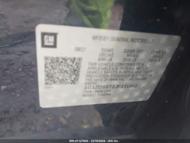 1G1ZD5ST2JF131860 Chevrolet MALIBU LT