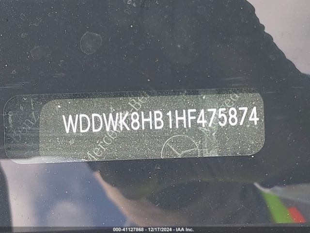 WDDWK8HB1HF475874 Mercedes-Benz Amg C 63 S