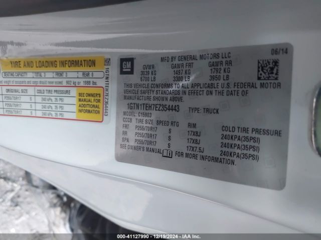 1GTN1TEH7EZ354443 GMC SIERRA 1500